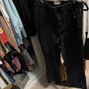 We The Free Black Flare & Wide Leg Jeans